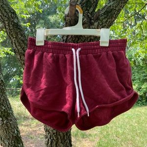 Maroon shorts